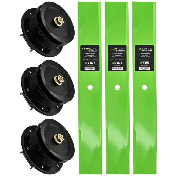 8TEN Spindle Low Lift Blade Kit for Toro 52 inch Z150 100-3976 MK1014659