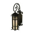thumbnail image 4 of Meyda Tiffany 158958 Caprice 28" Tall Wall Sconce - Wrought Iron, 4 of 6