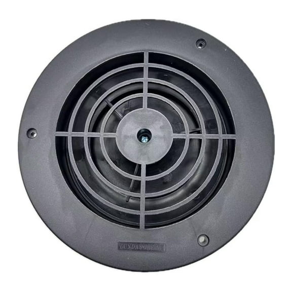 4", 5", 6" Soffit Exhaust Vent for Bathroom for Kitchen Fan for SEVBLKX - Black