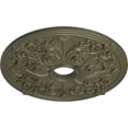 thumbnail image 3 of Ekena Millwork 23 5/8"OD x 3 7/8"ID x 2 1/8"P Jamie Ceiling Medallion (Fits Canopies up to 3 7/8"), Hand-Painted Painted Turtle, 3 of 6