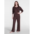 thumbnail image 3 of Joyspun Women's Cozy Lounge Collection Hacci Knit Sleep Pants, Sizes XS-3X, 3 of 6