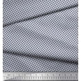 thumbnail image 2 of Soimoi Moss Georgette Fabric Geometric Small Printed Craft Fabric by The Yard 42 Inch Wide, 2 of 3