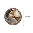 thumbnail image 3 of Dmlowu Christmas Decorations Nativity Scene Ornaments, Xmas Religious Christmas ​Ornaments, 2pcs Christian Christmas Nativity 3D Hanging Ornaments for Holiday Party Christmas Tree Decorations, 3 inch, 3 of 7