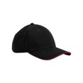 thumbnail image 1 of Beechfield Classic 6 Panel Organic Cotton Sandwich Peak Cap, 1 of 2