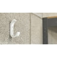 thumbnail image 4 of Richelieu T563030 3-5/16" Single Metal Coat Hook - White, 4 of 4
