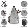thumbnail image 3 of Bolso de Pickleball A11N SPORTS Reversible Cruzado Mochila para Mujeres y Hombres Carbón Vegetal, 3 of 3