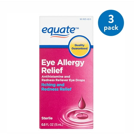 Eye Allergy Drops >> 3 Pack Equate Eye Allergy Relief Antihistamine Drops 0 5 Oz Eye Allergy Drops >> 3 Pack Equate Eye Allergy Relief Antihistamine Drops 0 5 Oz