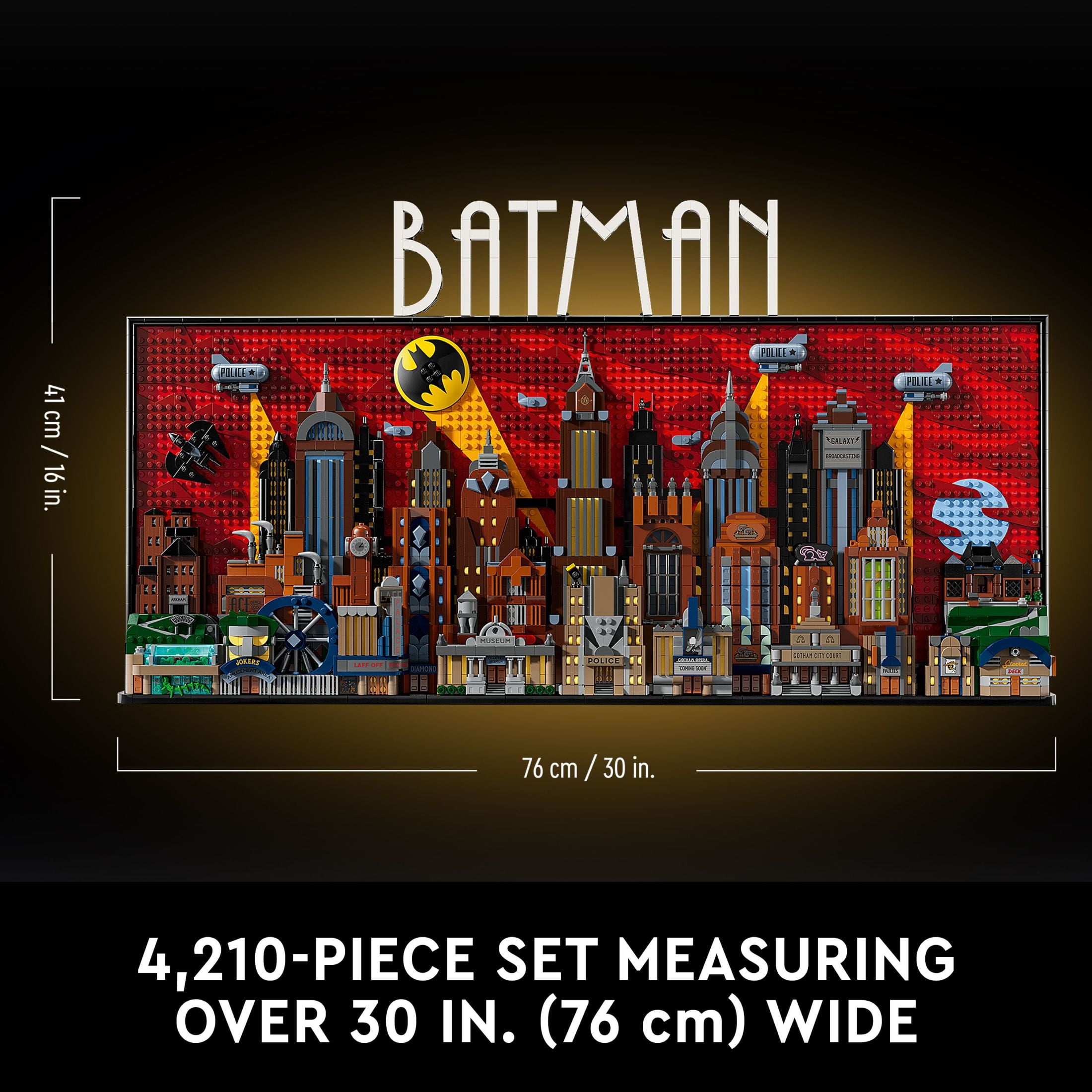 LEGO DC Batman: The Animated Series Gotham City Build and Display Set 76271