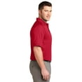 thumbnail image 2 of Port Authority Men's Flat Knit Collar Wicking Polo Shirt, 2 of 3