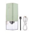 thumbnail image 1 of Green Portable Electric Coffee Grinder with Adjustable Grind Settings, 1300mAh Rechargeable Battery, 13W Powerful Motor, Auto-Shut Off & Easy Clean Design – Compact 18.5x7x7cm USB Charged Mini Bean, 1 of 6
