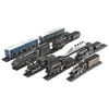 9-Piece Set 1: 1200 Lotomotive Car Train Toy Assembly with Track