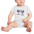 thumbnail image 2 of 50% Icelandic + 50% American = 100+% Cute Baby Bodysuit (White, 18-24 Months), 2 of 5