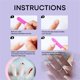 thumbnail image 4 of Fashionable Press on Nail Acrylic False Nail Full Cover Stick on Nail Mnicure Nail Art Suitable For Various Occasion, 4 of 4