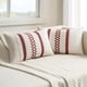 thumbnail image 1 of Fundas de almohada MIULEE Christmas Burgundy Boho, 30 x 50 cm, algodón, 1 of 7