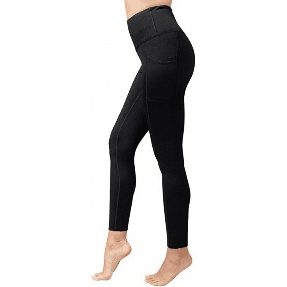 90 Degree By Reflex - Women's Polarflex Fleece Lined High Waist Side Pocket  Legging - Black - Medium - Black, Medium : Target