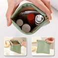 thumbnail image 3 of Snap Closure Pouch, 4PCS Personalized Snap Closure Leather Organizer Pouch, 3 of 7