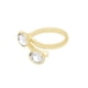 thumbnail image 4 of Anillo para Mujer con Cristal Fino Swarovski en forma de Oval–  Bañado en Oro 14k– Anillo Elegante y Brillante-Aretes de Mujer de Moda, Joyería para Mujer de Moda– Regalo especial Ortiz Espinosa Temporada, 4 of 5