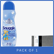 Snuggle In-Wash Scent Booster Blue Sparkle 21 oz with Microfiber Solid Color Towel by BundleEase
