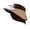 Khaki, variant on Detachable Shawl Fan Sun Hat for Women Wide Brim Foldable Outdoor Camping Cap