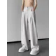 thumbnail image 4 of Pantalones rectos para hombre Pantalones holgados de poliéster para hombre Pantalones formales Pantalones de licra de lujo de alta calidad Coreanos Reseñas Muchas modas, 4 of 4