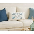 thumbnail image 5 of Starfish "Meet Me At The Sea" Embroidered Accent Pillow, 12" x 24", 5 of 8