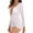White, variant on New Three Piece Swimsuit Solid Color Sexy Triangle Mesh Smock Bikini