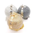 thumbnail image 3 of Party Handbag Fashion Tassel Round Ball Shape Clutch Bag Top Handle Bag, 3 of 7