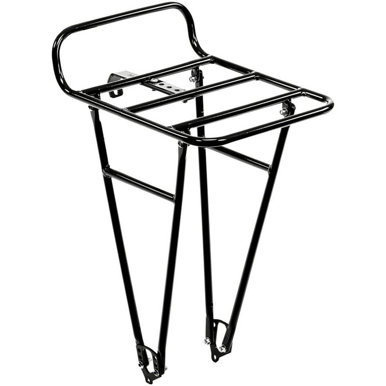 Pelago Commuter Front Rack: Medium, Black Stainless Steel