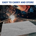 thumbnail image 3 of MOKKHNB Fire Resistant Welding Blanket Grey Felt Fabric Fireproof Mat for Home Use, 3 of 6