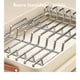 thumbnail image 4 of Organizador Rack Gabinete Deslizable MR. GADGETS Escurridor para cocina Organizador para tazones Soporte para Platos Rejilla para Almacenamiento de Platos, 4 of 8