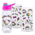 thumbnail image 1 of Botella de agua Sanrio Hello Kitty Unicorn de 600 ml con pegatinas, 1 of 9