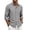 Gray, variant on Men's Casual Button Down Shirts Long Sleeve Linen Beach Wedding Shirt Summer Vacation Shirt for Men Army Green L