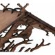 thumbnail image 3 of Comedero de Aves de Madera para Exterior Casa de Aves Resistente al Agua con Soporte para Manzanas y Bolas de Grasa, 3 of 6