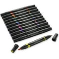 thumbnail image 2 of Prismacolor Premier Double-Ended Art Markers, Fine And Brush Tip, Adult Coloring, 12 Pack, 2 of 5