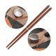 thumbnail image 1 of Palillos plegables portátiles con bolsa de transporte Utensilios Palillos desmontables Cubiertos Vajilla para camping, pesca, picnic, , Madera shamjiam Palillos al aire libre, 1 of 9