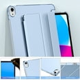 thumbnail image 4 of Kenke Case for iPad (A16) 11th Generation 11 inch 2025, iPad 10th Generation 10.9 inch 2022, Smart Folio Stand, Slim Hard PC Translucent Back Shell Cover,Support Touch ID, Auto Wake/Sleep, Light Blue, 4 of 9
