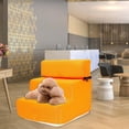 thumbnail image 1 of Rampa de Escalera para perros y mascotas Perfecl 3 escalones Naranja, 1 of 8