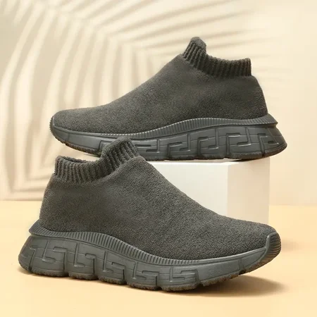 

Yishow-B Women‘s Knit Sneakers High Top Breathable Platform Solid Causal Shoes Women‘s Footwear