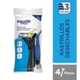 thumbnail image 1 of Rasuradora Equate desechable con mango egonómico de goma 4 pzas, 1 of 4