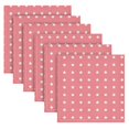 thumbnail image 6 of Iauyy Satin Napkins Set of 6- Star- Pink1 DIY Printing Decoration Cloth Napkin- Easy Care for Home/Party, 6 of 8