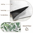 thumbnail image 6 of Round Area Rug 4 Ft, Green Leaves Washable Non-Slip Circle Carpet for Living Room/Bedroom, Summer Botanical Low-Profile Crawling Mats Collection Rugs for Indoor, 6 of 8