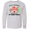 thumbnail image 3 of Inktastic Book my Reservation I'm Going To My Nana and Papa's- House Long Sleeve Youth T-Shirt, 3 of 5