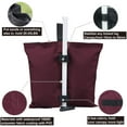 thumbnail image 6 of ABCCANOPY Burgundy Canopy Weights Tent Sand Bags 4pcs-Pack, 6 of 6