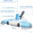 thumbnail image 5 of Enhanced Pool Vacuum Head with Direction-Control Swivel Handle, Stable-Maintain Spring, Vinyl Pool Vac with Wheels, Side Brush and Bottom Brush for Inground & Above Ground Pools, 5 of 5