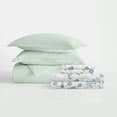 thumbnail image 5 of Noble Linens 8 Piece Solid Duvet Bundle in Mint, Full, 5 of 5