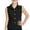 Black, variant on Ruyang Girls Buttons Tank Top Sleeveless Open Front Vest Shirts Teen Kids Solid Collar Summer Sport Casual Tops with Pockets