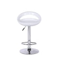thumbnail image 1 of Heavenly Collection White Plastic Adjustable Stool, 1 of 8