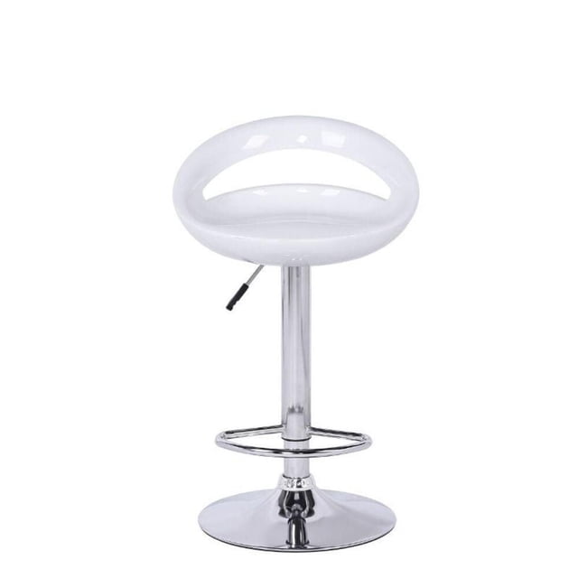 Heavenly Collection White Plastic Adjustable Stool