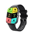 thumbnail image 1 of F15S Smart Bracelet Sports Watch 1.75'' 320*380 Full-touch Screen BT Call Temperature/Sleep/Heart Rate/Blood Pressure Monitor Fitness Tracker Custom Dial BT Music Voice Assistant Compatible with, 1 of 9