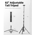 thumbnail image 4 of Trípode Weilisi Heavy Duty para tablet, 210 cm, con mando a distancia, 4 of 7